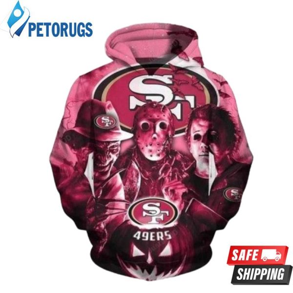 San Francisco 49Ers Halloween Horror Night 3D Hoodie