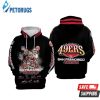 San Francisco 49Ers Nfl Football Anniversary Black San Francisco 49Ers 3D Hoodie