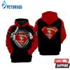 San Francisco 49Ers Nfl Football Superman San Francisco 49Ers 3D Hoodie