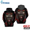 San Francisco 49Ers Nfl Football Warrior Skull Head San Francisco 49Ers 3D Hoodie