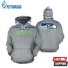 Seattle Seahawks Ncaa Football Maori Tattoo Gray Seattle Seahawks Seattle Seahawks 3D Hoodie