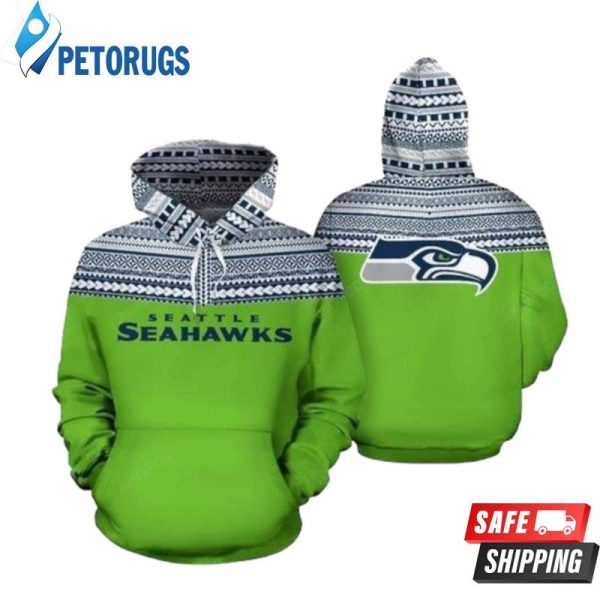 Seattle Seahawks Ncaa Football Maori Tattoo Neon Green Seattle Seahawks Seattle Seahawks 3D Hoodie