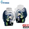 Seattle Seahawks Nfl Football Blue Seattle Seahawks Seattle Seahawks 3D Hoodie