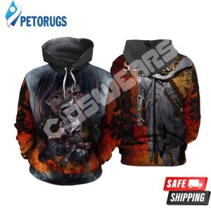 Sekiro Okami Inspired 3D Hoodie