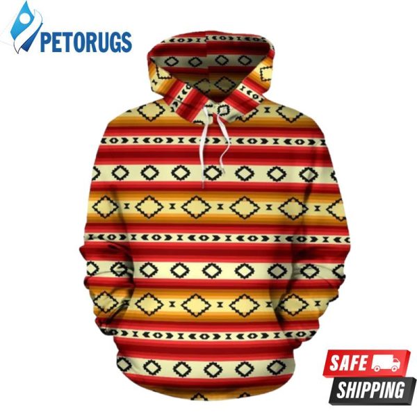 Serape Themed 3D Hoodie