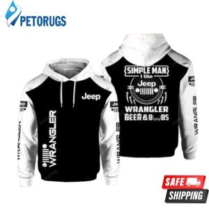 Simple Man Like Jeep Wrangler Beer Boobs 3D Hoodie