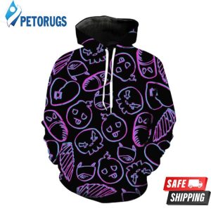 Skull Candy 3D Hoodie