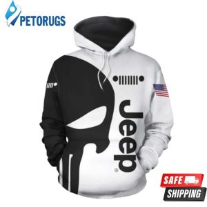 Skull Jeep 3D Hoodie