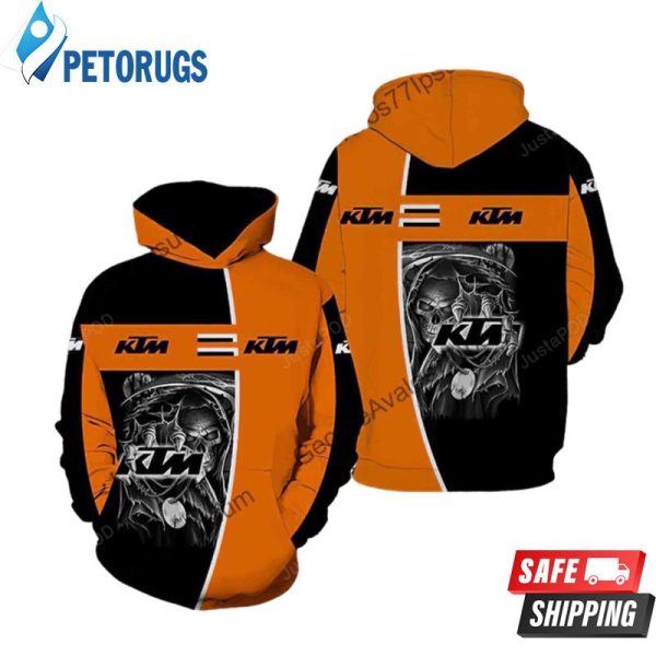 Skull Ktm 3D Hoodie