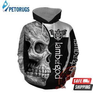 Skull Lamb Of God Rock Band Men And Women Skull Lamb Of God Rock Band Skull Lamb Of God Rock Band 3D Hoodie