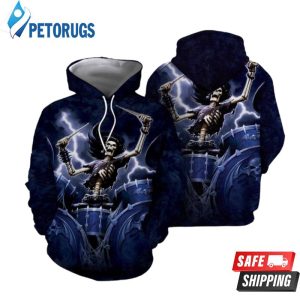 Skull Music 3D Hoodie