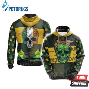 Skull Patricks Day 3046 3D Hoodie