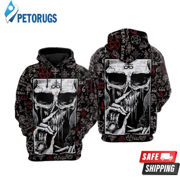 Skull Satan 3D Hoodie