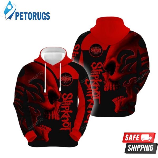 Slipknot Skull Red Men And Women Slipknot Skull Rock Band Slipknot Rock Band Full High Quality 2020 3D Hoodie