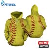 Softball Pattern 3D Hoodie