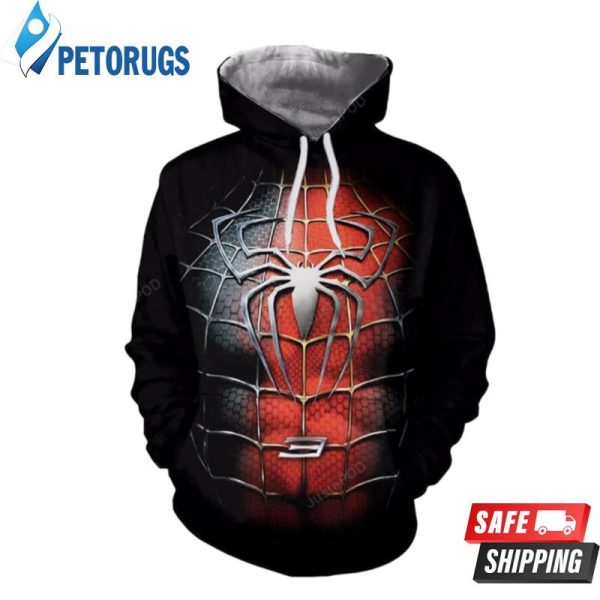 Spider Man Cool Aesthetic 3D Hoodie