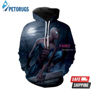 Spider Man Peter Benjamin Parker M 3D Hoodie