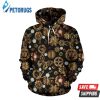 Steampunk Butterfly Themed 3D Hoodie