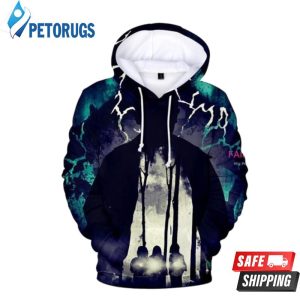 Stranger Things Blue 3D Hoodie