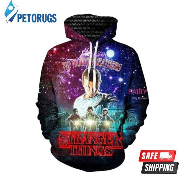 Stranger Things Will Byers Eleven Lucas Sinclair Dustin Henderson 3D Hoodie