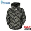 Sugar Skull Skeleton Girly Paisley Pattern 3D Hoodie