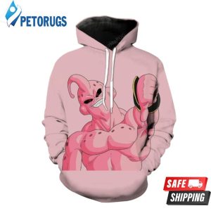 Super Buu Dragon Ball Z Super Boo Thumbs Down 3D Hoodie