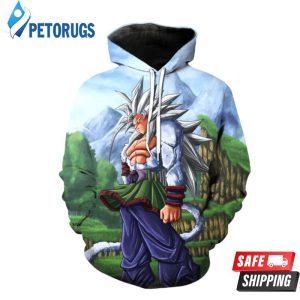 Super Saiyan 5 Goku Dragon Ball Af 3D Hoodie