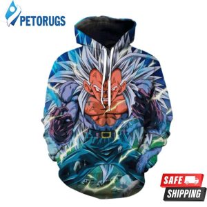 Super Saiyan 5 Vegeta Ssj5 Dragon Ball Af 3D Hoodie