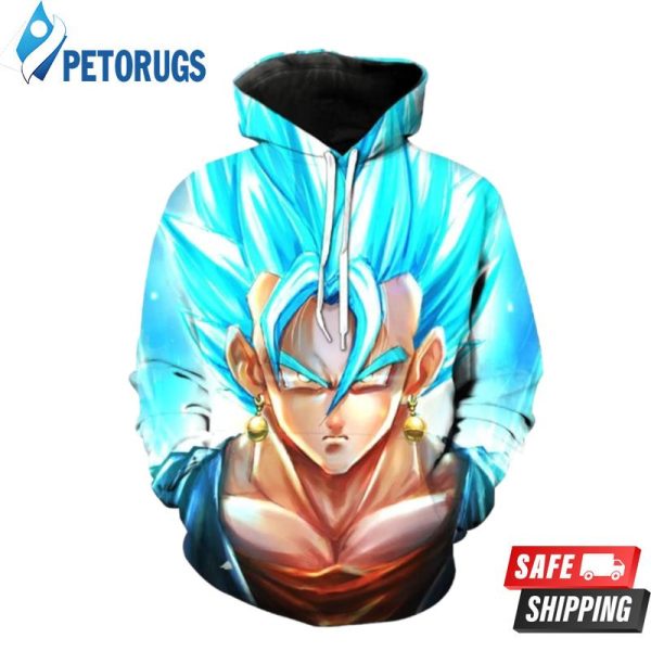 Super Saiyan God Vegito Dragon Ball Z 3D Hoodie