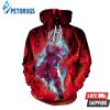 Super Unique Dragon Ball Z Red 3D Hoodie