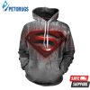 Superman Grey 3D Hoodie