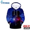 Swoword Art Online Kirigaya Kazuto Yuuki Asuna Blue 3D Hoodie