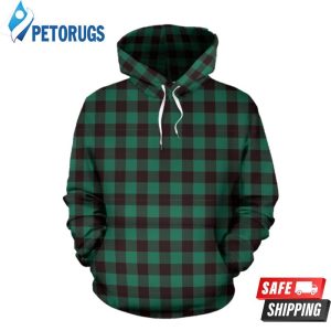 Tartan Scottish Green Plaids 3D Hoodie