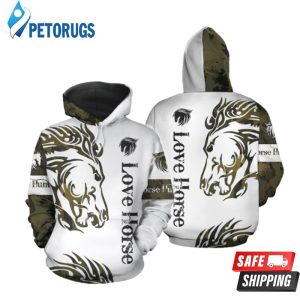 Tattoo Horse 3D Hoodie