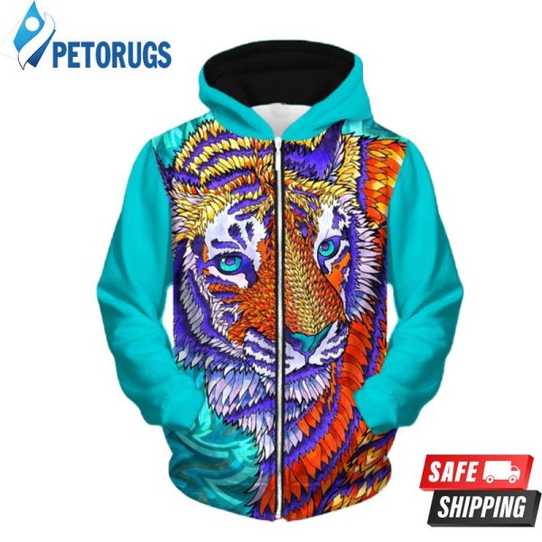 Telenergetic Tiger Up 3D Hoodie