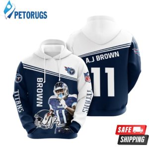 Tennessee Titans AJ Brown Number 11 3D Hoodie