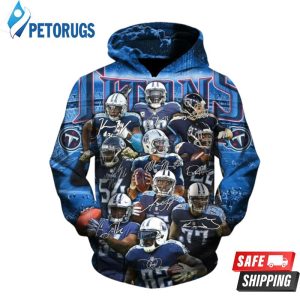 Tennessee Titans Nfl All Star Players 3D Hoodie