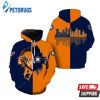 Texas Longhorns Houston Astros Heartbeat Love Ripped 3D Hoodie