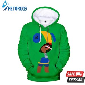 The Assassin Leon Brawl Stars 3D Hoodie