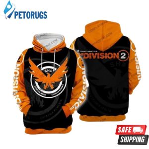 The Division Orange Cosplay 3D Hoodie