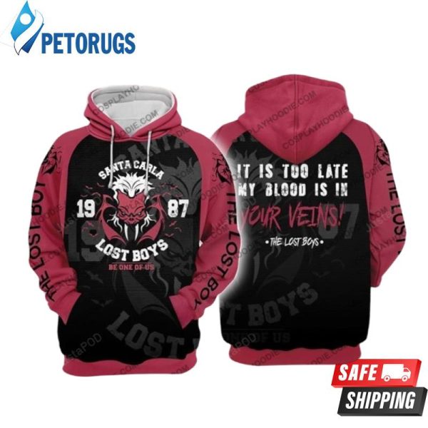 The Lost Boys Cosplay 3D Hoodie