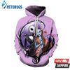 The Nightmare Before Christmas Jack Skellington Sally Purple 3D Hoodie