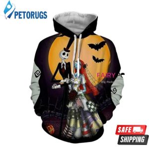 The Nightmare Before Christmas Sally Jack Skellington C 3D Hoodie