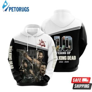 The Walking Dead Movie Character Anniversary 10 Years 2020 3D Hoodie