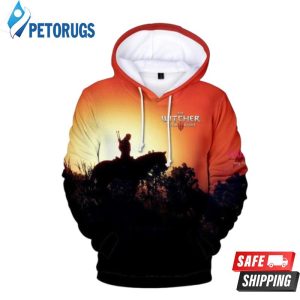 The Witcher 3 Wild Hunt Cadmium Orange 3D Hoodie