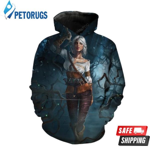 The Witcher Ciri Epic Ciri Clothing 3D Hoodie