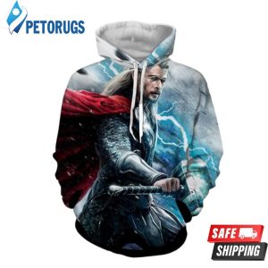 Thor Thor Electric Mjolnir 3D Hoodie