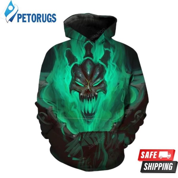 Thresh Face League Of Legends Thresh 3D Hoodie