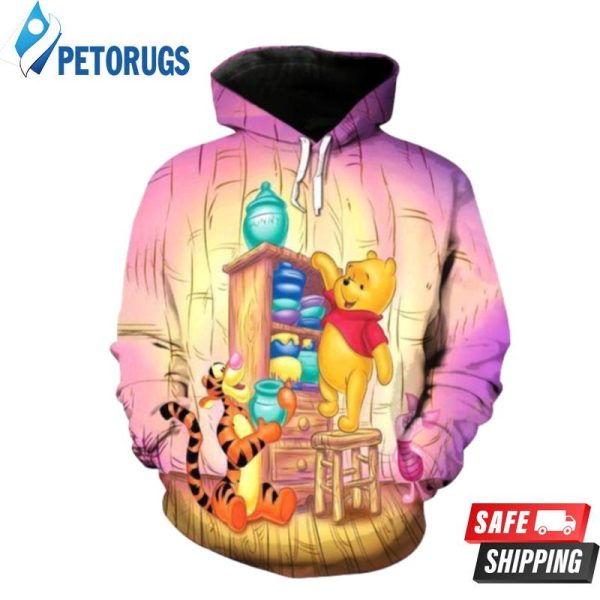 Tiger And Pooh 3D Hoodie