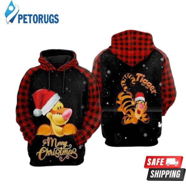 Tigger Christmas 3D Hoodie